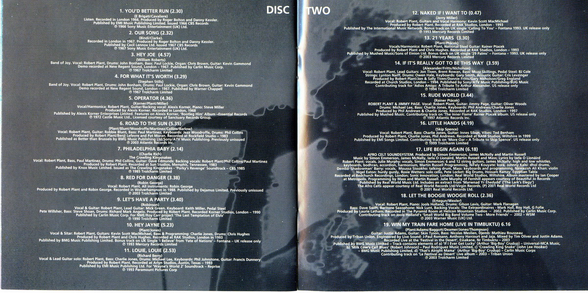 Sixty Six To Timbuktu booklet