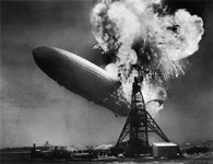     / Original photo of Hindenburg disaster