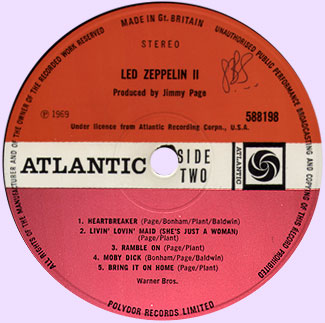 Led Zeppelin II: Heartbreaker and Moby Dick - Baldwin credits